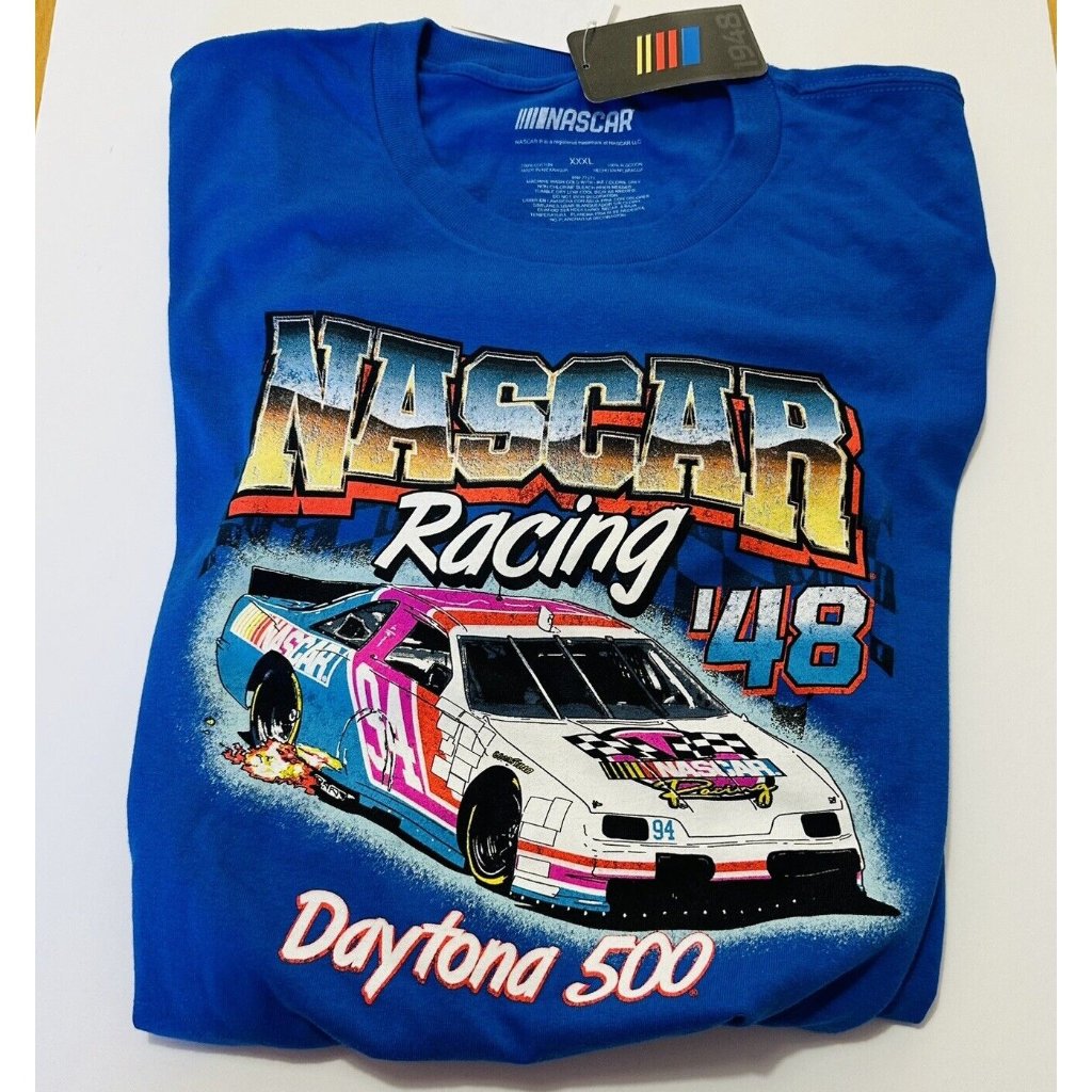 Mens 3xl Nascar Racing Daytona 500 Shirt New Blue